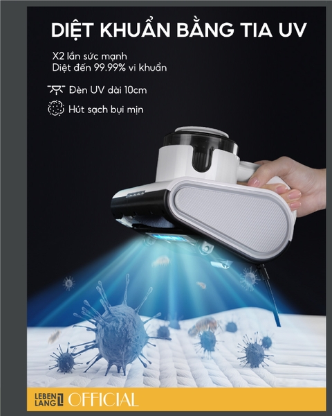 LBL1369 - Máy hút bụi cầm tay LEBENLANG 300W dung tích 250ml