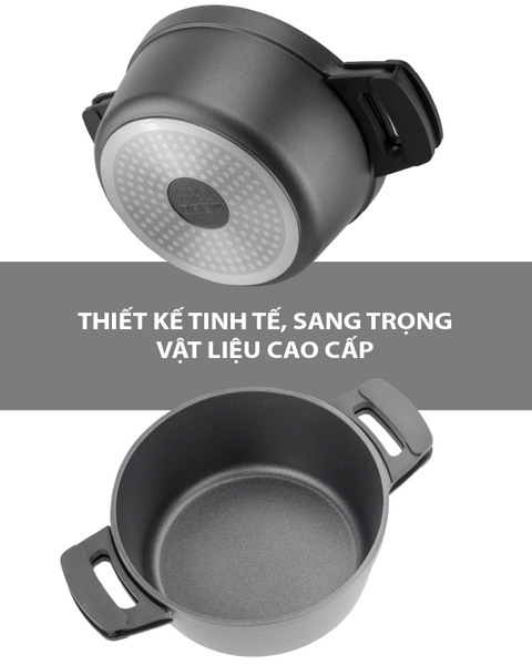 LBL2525- Nồi nhôm đúc tráng men đa năng Lebenlang 3000ml
