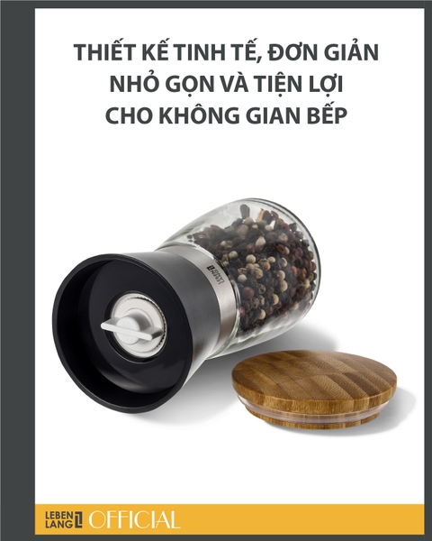 LBL9595 - Dụng cụ xay muối và tiêu 170ml Lebenlang