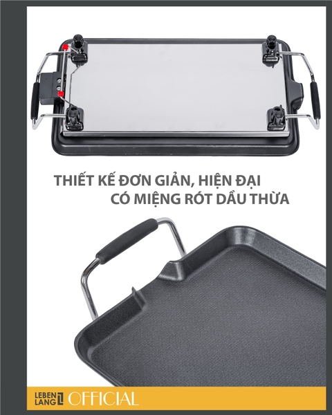 LBEE1122-EC - Bếp nướng điện không khói LEBENLANG 1500W