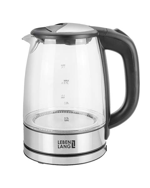 LBL2879 - Ấm siêu tốc, ấm thủy tinh LEBENLANG dung tích 1700ml
