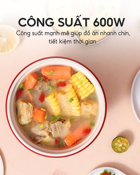 LBL0505 - Nồi điện đa năng chống dính Lebelang 1100ml 600W