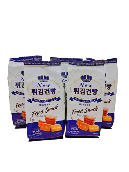 Bánh quy lúa mạch New Cracker Nướng Geum Pung Hàn Quốc 240g (phù hợp  ĂN KIÊNG & TIỂU ĐƯỜNG)