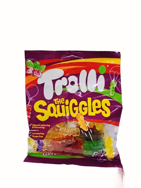 Kẹo Dẻo Trolli Squiggles Twist 100g