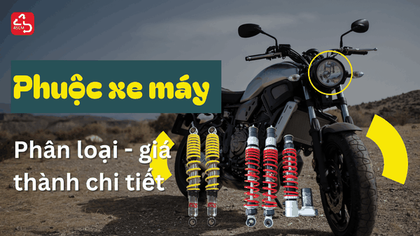 Phuộc xe máy: Phân loại, giá thành chi tiết | Khóa Xe Máy