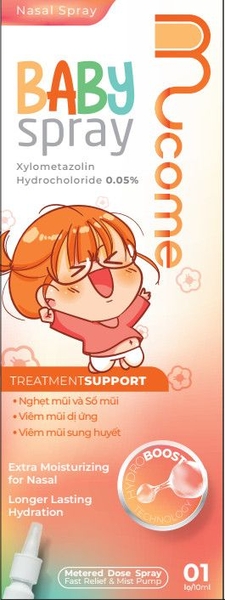xịt mũi mucome baby