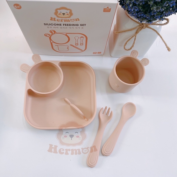 Bộ ăn dặm silicon hermon