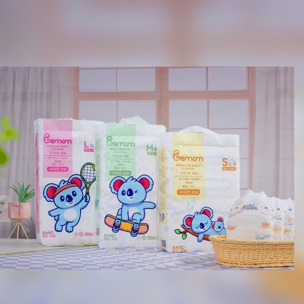 Bỉm bemom m dán