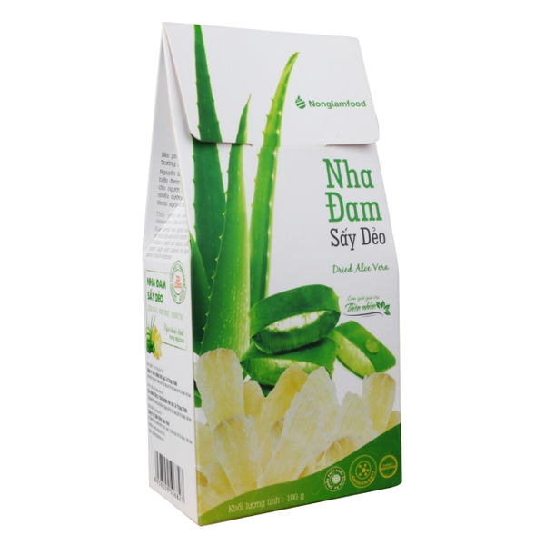 Nha Đam Sấy Dẻo Nonglamfood | Soft Dried Aloe Vera | Healthy Snack