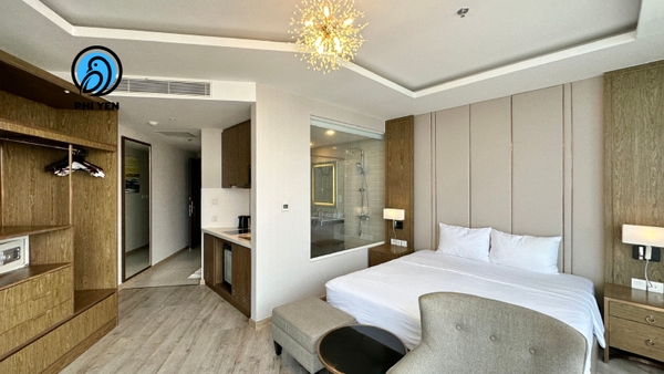 Phòng Giường Đôi/2 Giường Đơn Nhìn Ra Biển Ở Mặt Bên