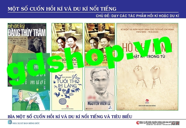 Bộ tranh bìa sách một số cuốn Hồi kí và Du kí nổi tiếng