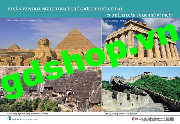 Bộ tranh/ ảnh về di sản văn hóa nghệ thuật thế giới thời kì Tiền sử và Cổ đại