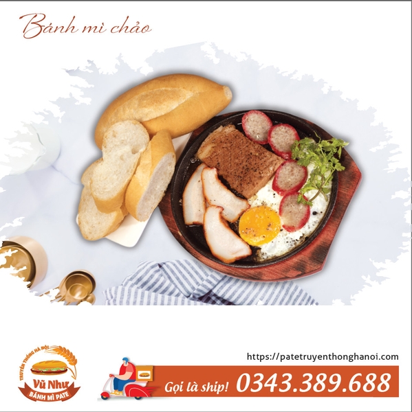 10+ QUÁN BÁNH MÌ CHẢO HÀ NỘI NGON ‘danh bất hư truyền’ 