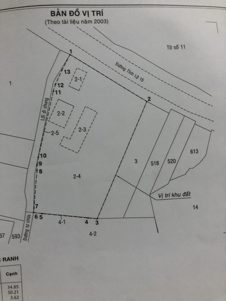 BÁN ĐẤT MẶT TIỀN TỈNH LỘ 15, XÃ PHÚ HOÀ ĐÔNG, HUYỆN CỦ CHI