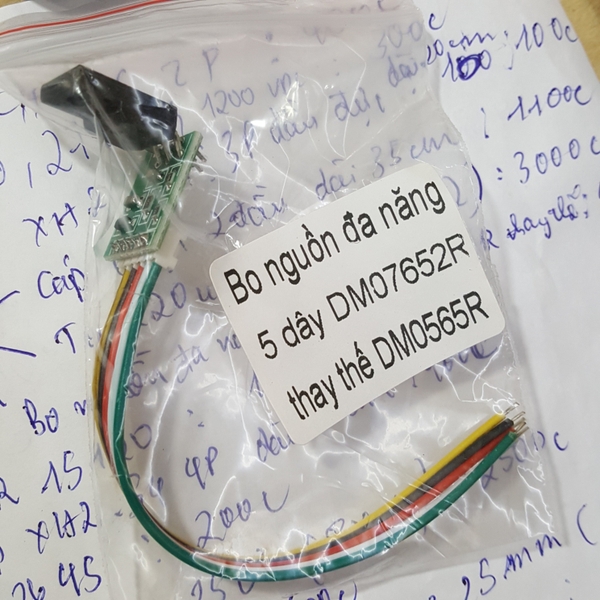 Bo nguồn đa năng 5 dây DM07652R thay thế DM0465R Linh kiện cũ Việt Nam