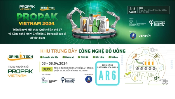 [THÔNG BÁO] NORTH STAR PACKING THAM GIA SỰ KIỆN THƯƠNG MẠI - PROPAK VIETNAM 2024 TẠI TP.HCM