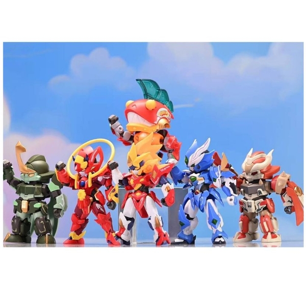 Mô Hình Lắp Ráp Motor Nuclear Blind Box Series AoBing Nezha Mini (Có ...