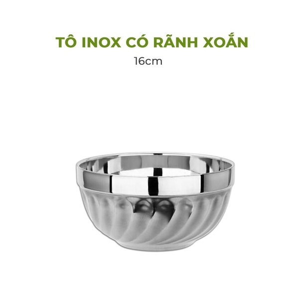 Tô Inox Xoắn 2 Lớp Cherry