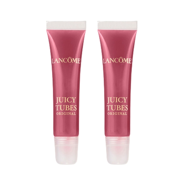 Combo 2 Son Lancome Juicy Tubes Original Nobox Tách set US In Tickled Pink 10ml x 2