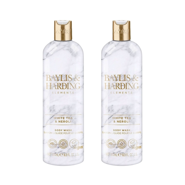 Combo 2 Sữa Tắm Baylis & Harding 500ml x 2 Màu Trắng Hương Trà Trắng & Neroli