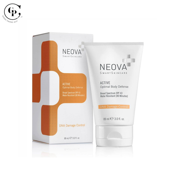 Kem chống nắng mặt & boby NEOVA Active Broad Spectrum SPF 43 - Fullbox 89ml