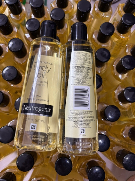 Dầu Dưỡng Thể Neutrogena Body Oil Light Sesame Formula 250ml - Nobox