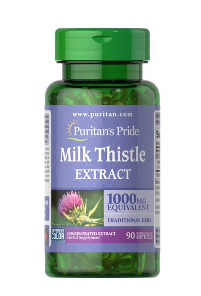 Viên uống bổ gan Milk Thistle Extract 1000mg - 90v