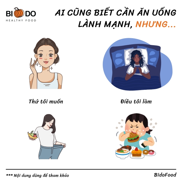TẠI SAO AI CŨNG BIẾT CẦN ĂN UỐNG LÀNH MẠNH, NHƯNG…