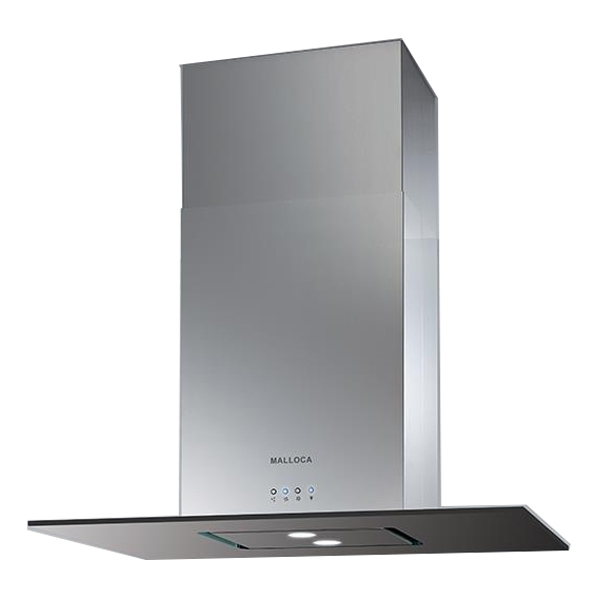 Máy Hút Mùi Đảo Malloca MC-9053 ISLA, 90cm, Inox Kính Đen Siêu Mỏng