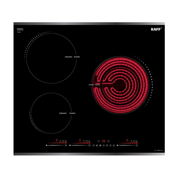 Bếp 02 từ 01 điện Kaff KF - S48QH Plus