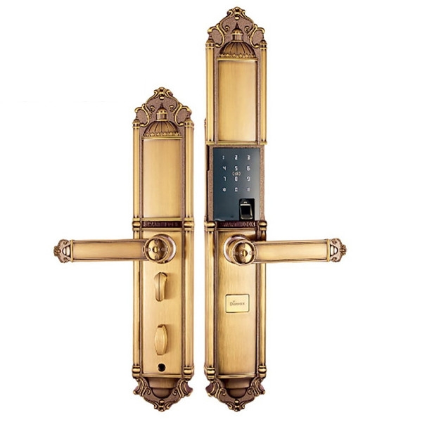 Khóa đại sảnh biệt thự EL822 Gold - Khóa điện tử Demax