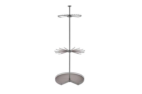 Kệ Xoay Góc Tủ Quần Áo 270o 3 Tầng XM.270C - Phụ kiện tủ bếp Grand X