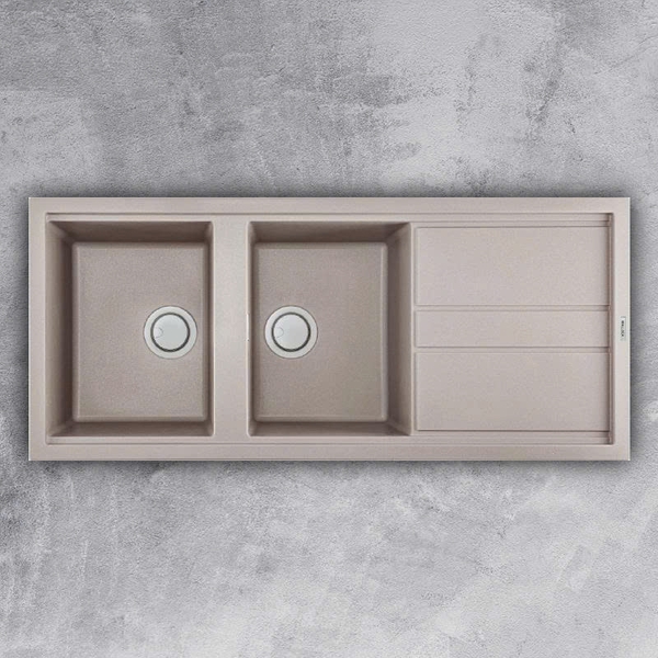 Chậu rửa đá Granite Nano TORTORA K-50043 - Chậu rửa bát Malloca