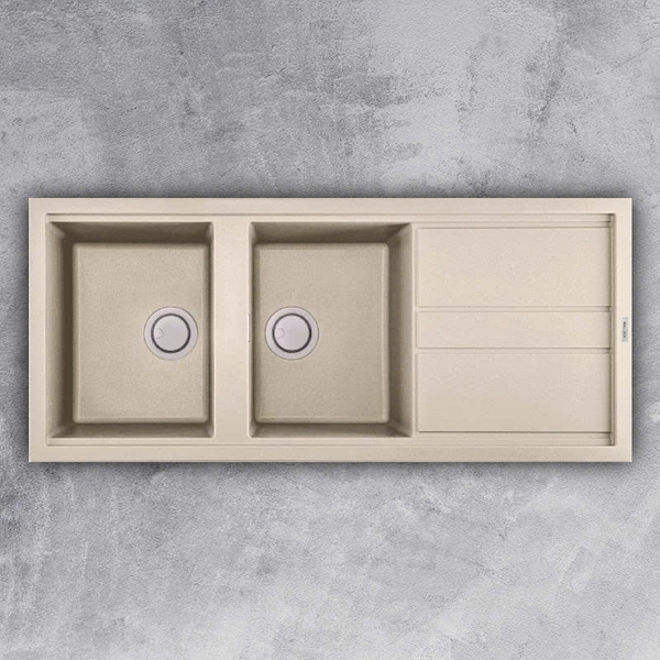 Chậu rửa đá Granite Nano BIANCO K-50062 - Chậu rửa bát Malloca