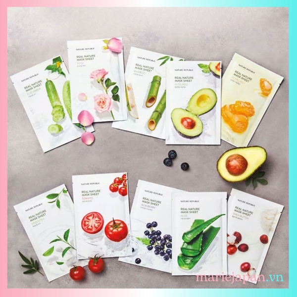 Lưu ý khi sử dụng mặt nạ dưỡng da Real Nature Mask Sheet