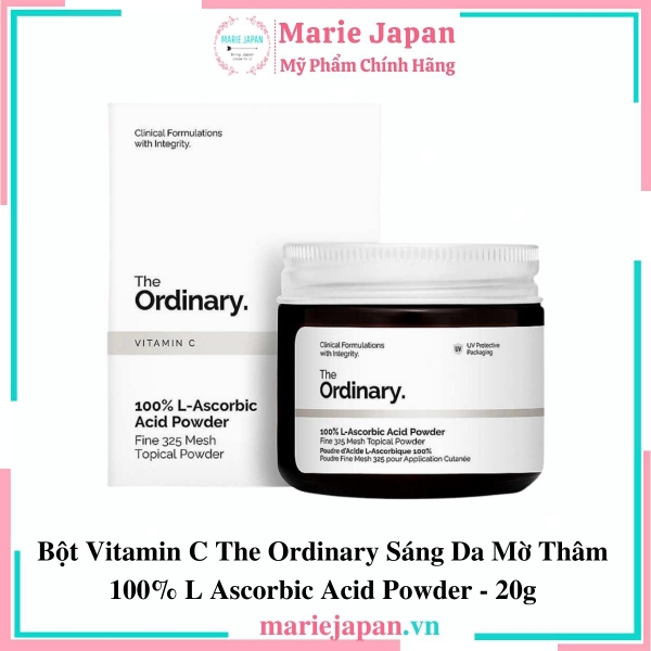Bột Vitamin C The Ordinary Sáng Da Mờ Thâm 20g