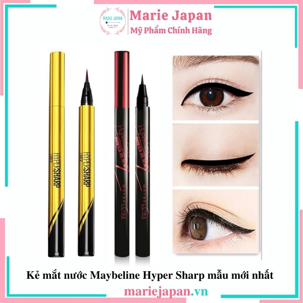 Kẻ Mắt Nước Maybelline Hypersharp Sắc Nét Không Trôi (Mẫu Mới Nhất)