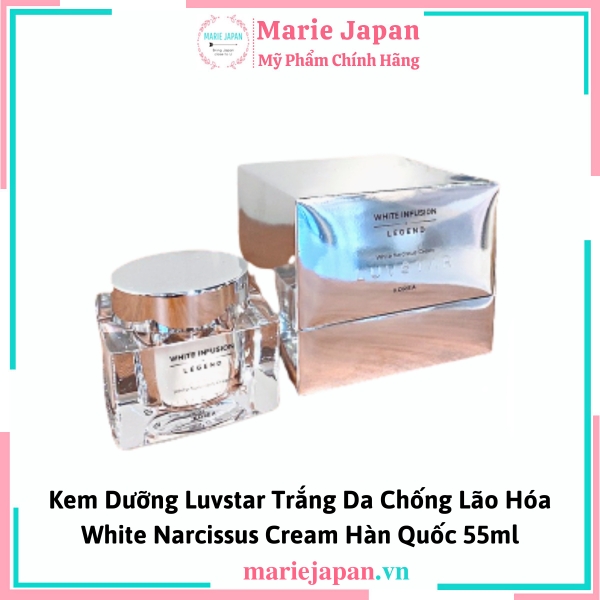 Kem Dưỡng Luvstar White Narcissus Cream Hàn Quốc 55ml