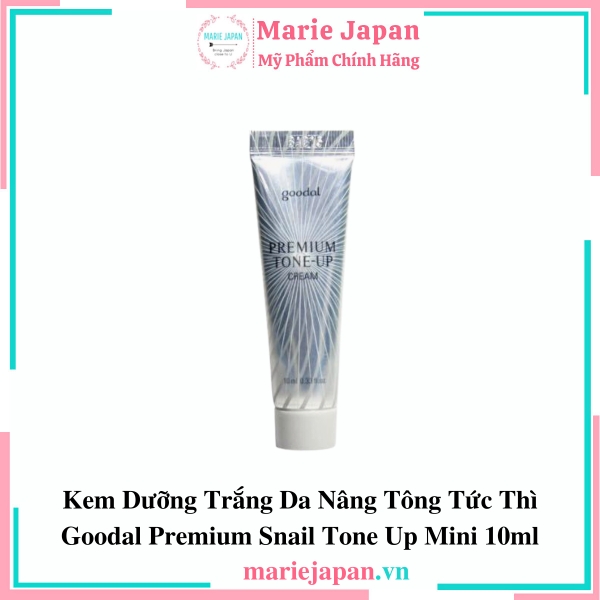 Kem Dưỡng Goodal Premium Snail Tone Up Mini 10ml