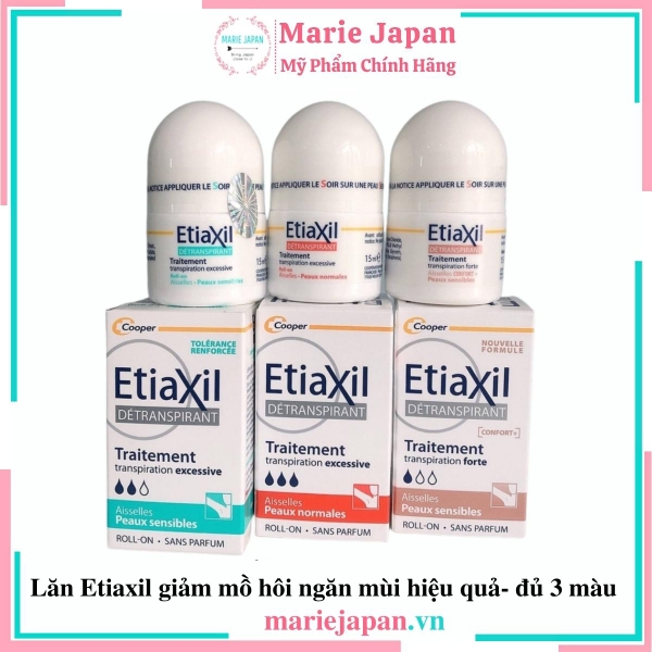 Lăn Etiaxil Giảm Mồ Hôi Ngăn Mùi Hiệu Quả Chính Hãng 15ml