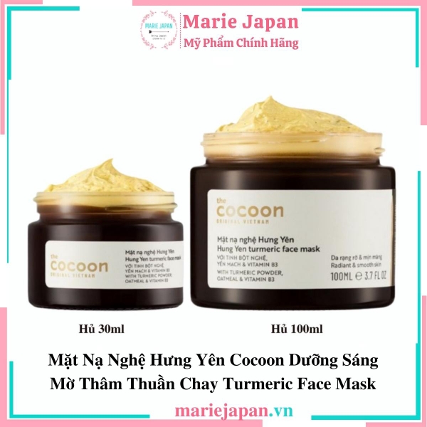 Mặt Nạ Dưỡng Sáng Mờ Thâm Nghệ Hưng Yên Cocoon