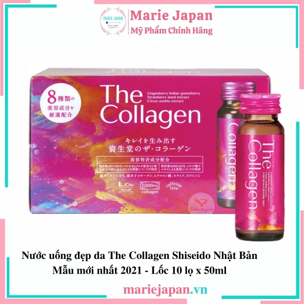 Nước Uống The Collagen Shiseido Trẻ Hóa Da Nhật Bản Lốc 10 Lọ