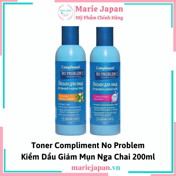 Toner Compliment No Problem Nga Chai 200ml