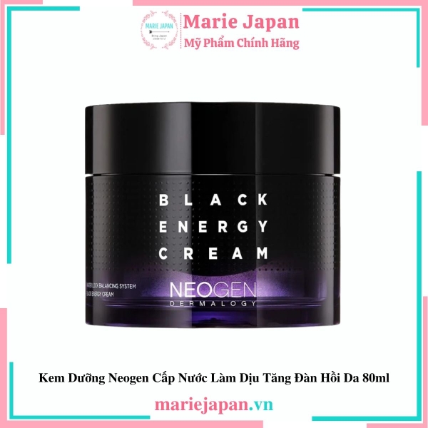 Kem Dưỡng Neogen Dermalogy Black Energy Cream Cấp Nước Làm Dịu Tăng Đàn Hồi Da Hàn Quốc 80ml