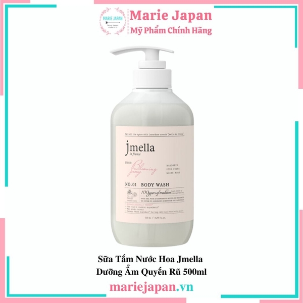 Sữa Tắm Nước Hoa Jmella In France Dưỡng Ẩm Quyến Rũ Hàn Quốc 500ml