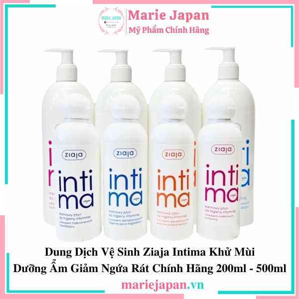 DDVS Ziaja Intima - XANH NHẠT Chai 500ml