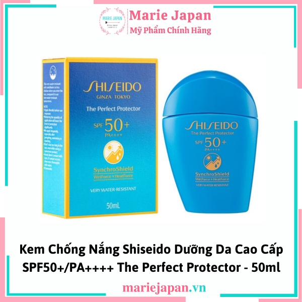 Kem Chống Nắng Shiseido The Perfect Protector SPF50 Tuýp 50ml
