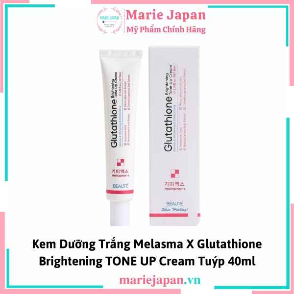 Kem Dưỡng Trắng Melasma X Glutathione Brightening TONE UP Cream 40ml