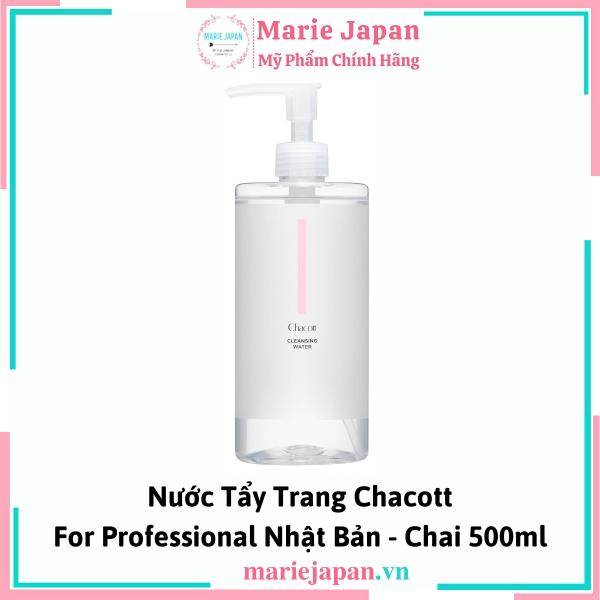 Nước Tẩy Trang Chacott Cleansing Water Chai 500ml