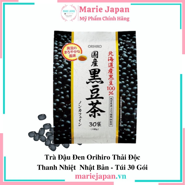 Trà Đậu Đen Orihiro Thải Độc Thanh Nhiệt Nhật Bản Túi 30 Gói